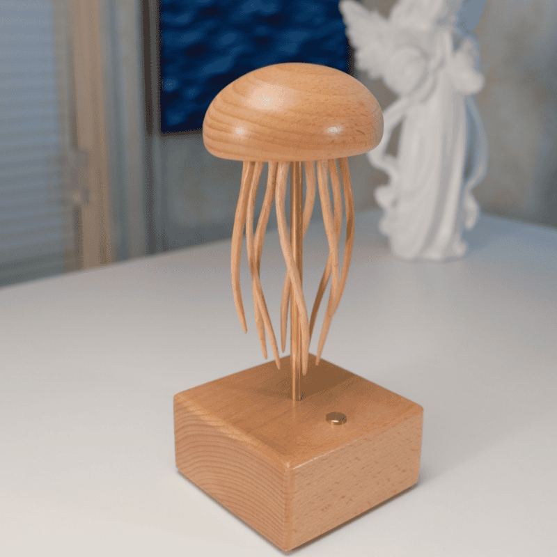 MariniaPulse™ Wooden Jellyfish Automaton
