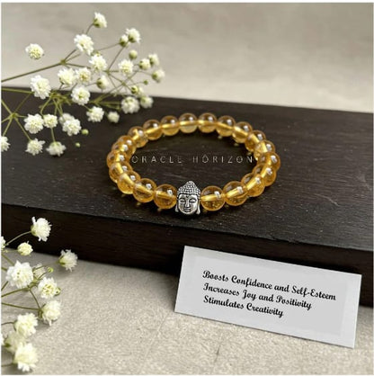 Career Boost Crystal Bracelet | Lab Certified | Promotes Abundance, prosperity and financial Sucesss - Unisex, 8 mm beads Bracelet