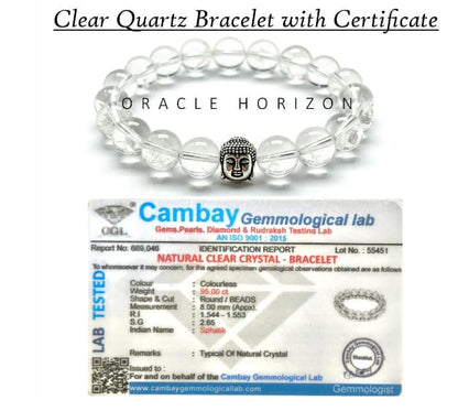 Career Boost Crystal Bracelet | Lab Certified | Promotes Abundance, prosperity and financial Sucesss - Unisex, 8 mm beads Bracelet