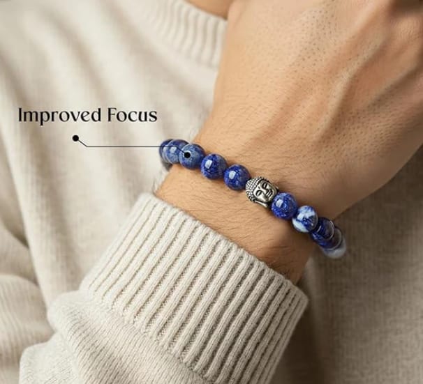 Career Boost Crystal Bracelet | Lab Certified | Promotes Abundance, prosperity and financial Sucesss - Unisex, 8 mm beads Bracelet